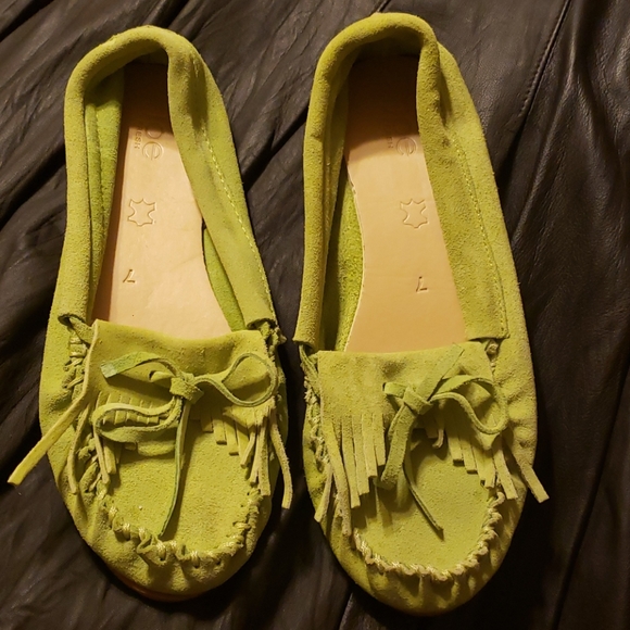 Joe Fresh Shoes - Joe Fresh Green moccasins size 7